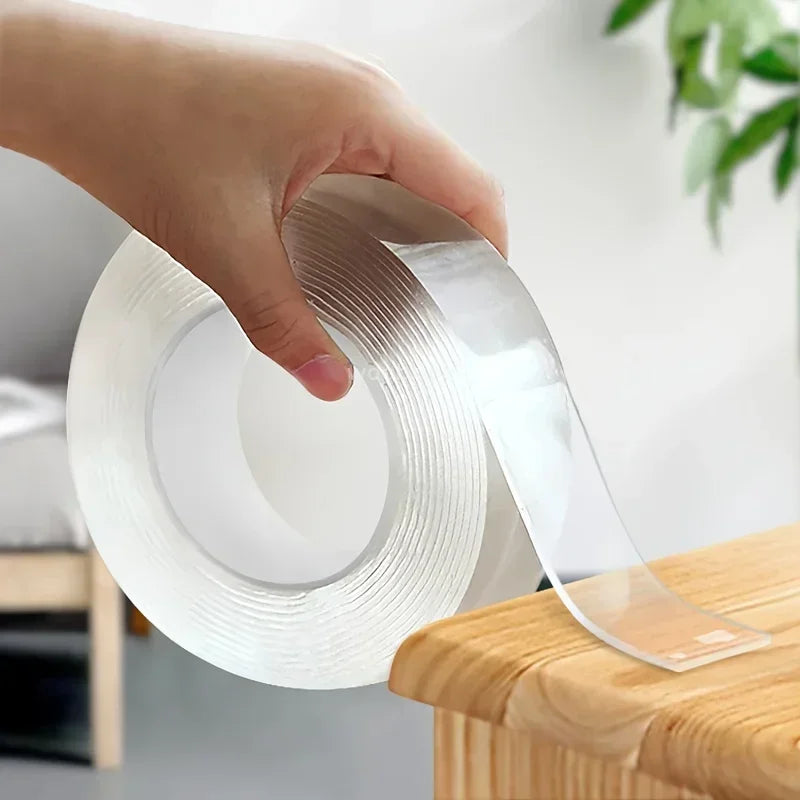 1/3/5m Nano Tape Double-sided Strong Decorative Adhesive Tape Thickened Transparent Waterproof Tape Glue Useful Things for Home