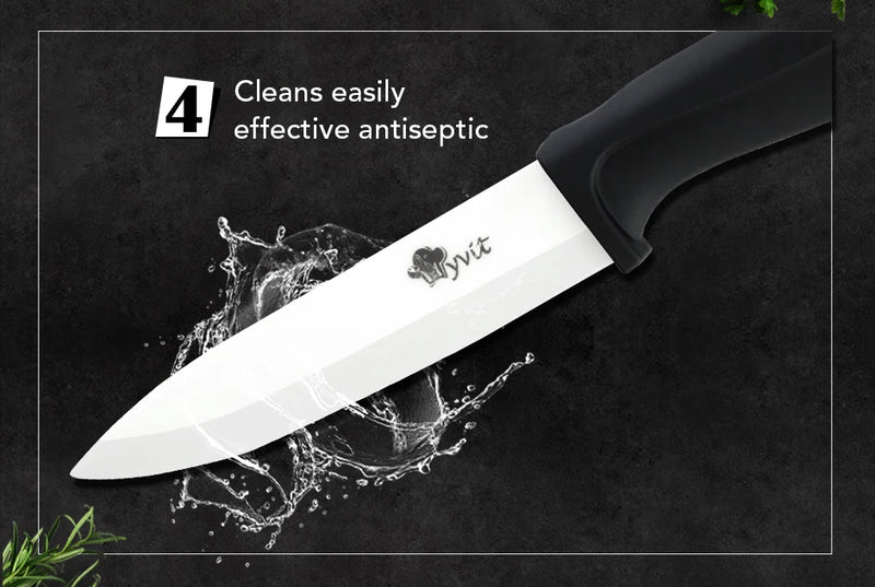 Ceramic Knife 3 4 5 6inch Chef Utility Slicer Serrated Bread Knife Paring Kitchen Ceramic Knives Set Zirconia Blade Cooking Tool