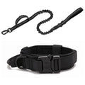 Pet Dog Collar Leash Set Nylon Material Durable Dog Collar Reflective Leash Pet Tactical Training Dog Collar Large Dog Leash Set