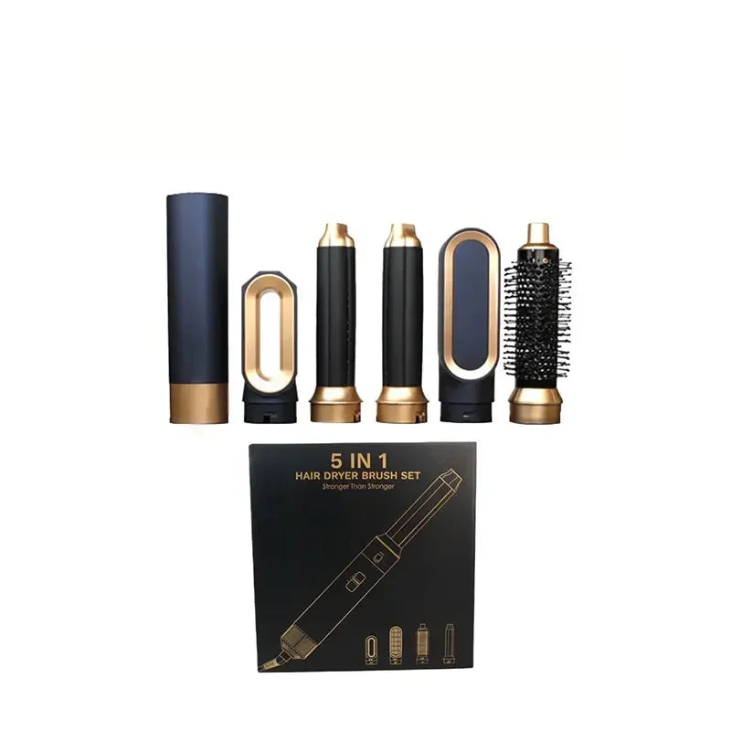 5 in 1 Hair Dryer Hot Comb Set Professional Curling Iron Hair Straightener Styling Tool For Dyson Airwrap Hair Dryer Household