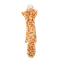 Funny Simulated Animal No Stuffing Dog Toy with Squeakers Durable Stuffingless Plush Squeaky Dog Chew Toy Crinkle Pet Squeak Toy