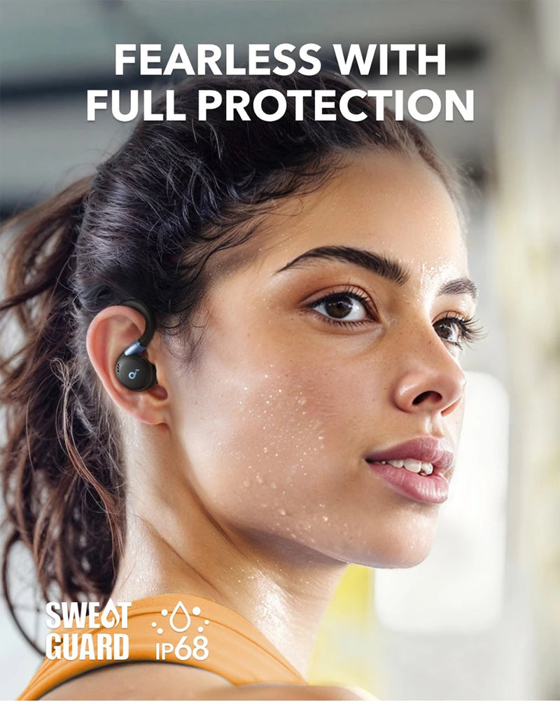 Soundcore by Anker Sport X20 True-Wireless Workout Earbuds Ear Hooks Earphone Bluetooth Wireless Bluetooth Headphones