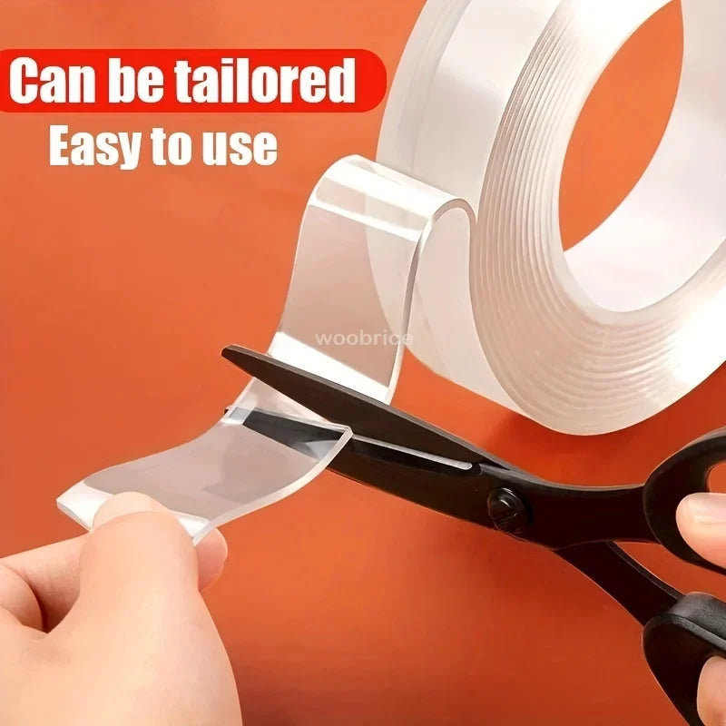 1/3/5m Nano Tape Double-sided Strong Decorative Adhesive Tape Thickened Transparent Waterproof Tape Glue Useful Things for Home